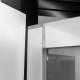 Mereo Lima - Sprchové dveře, Lima, dvoukřídlé, lítací, 120x190 cm, chrom ALU, sklo Čiré