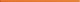 Rako RUSH - listela 60x2 cm, oranžová lesk (1ks)