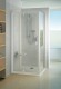 Ravak Pivot - Sprchové dveře jednodílné 90 cm, PDOP1-90, satin/čiré sklo