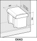 Sinks  - Odpadkový koš EKKO 40 2x8l+1x16l